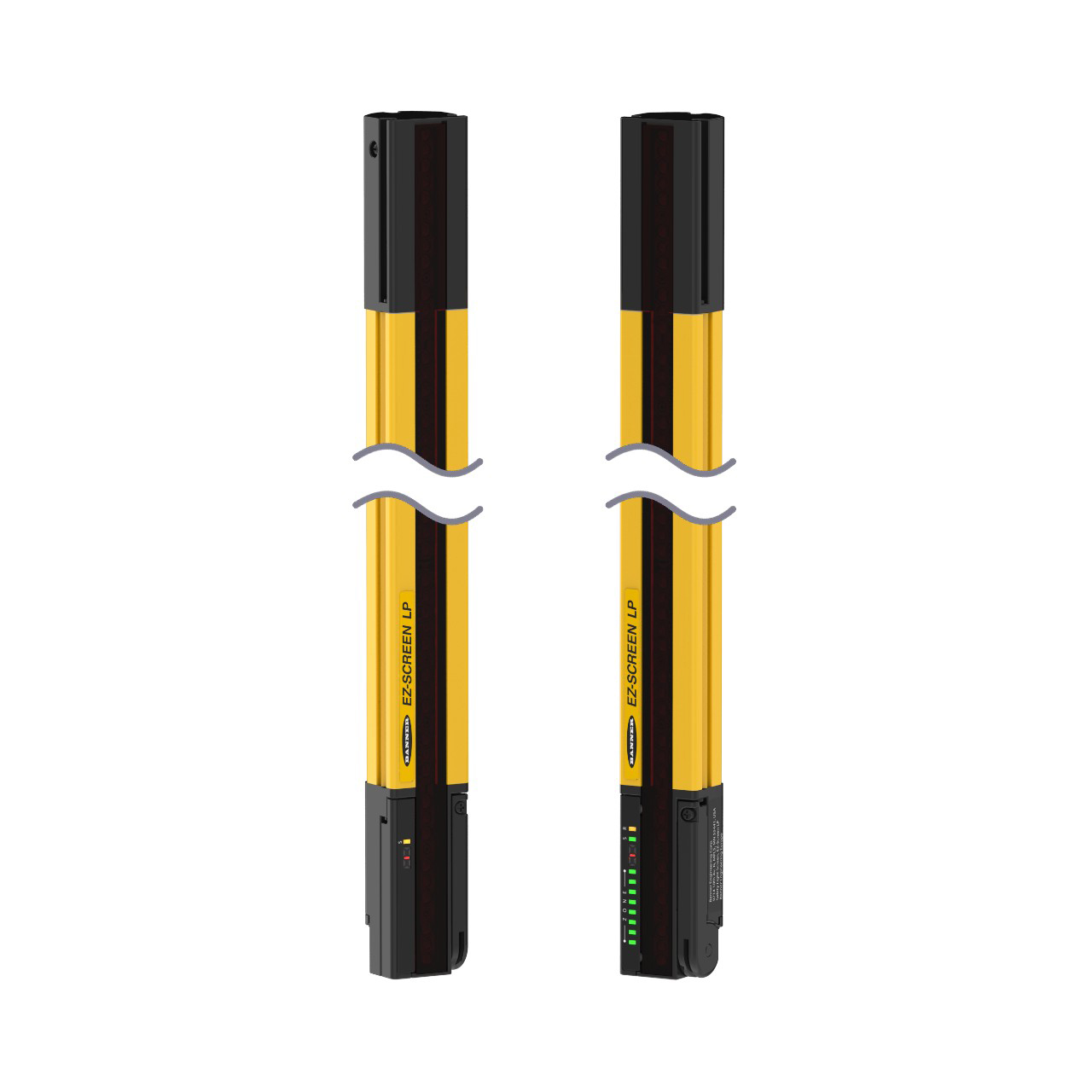 Banner Engineering Safety Light Screen Pair; Low Profile; 830mm Defined Area; 25mm Resolution; 7m Range; Type 4